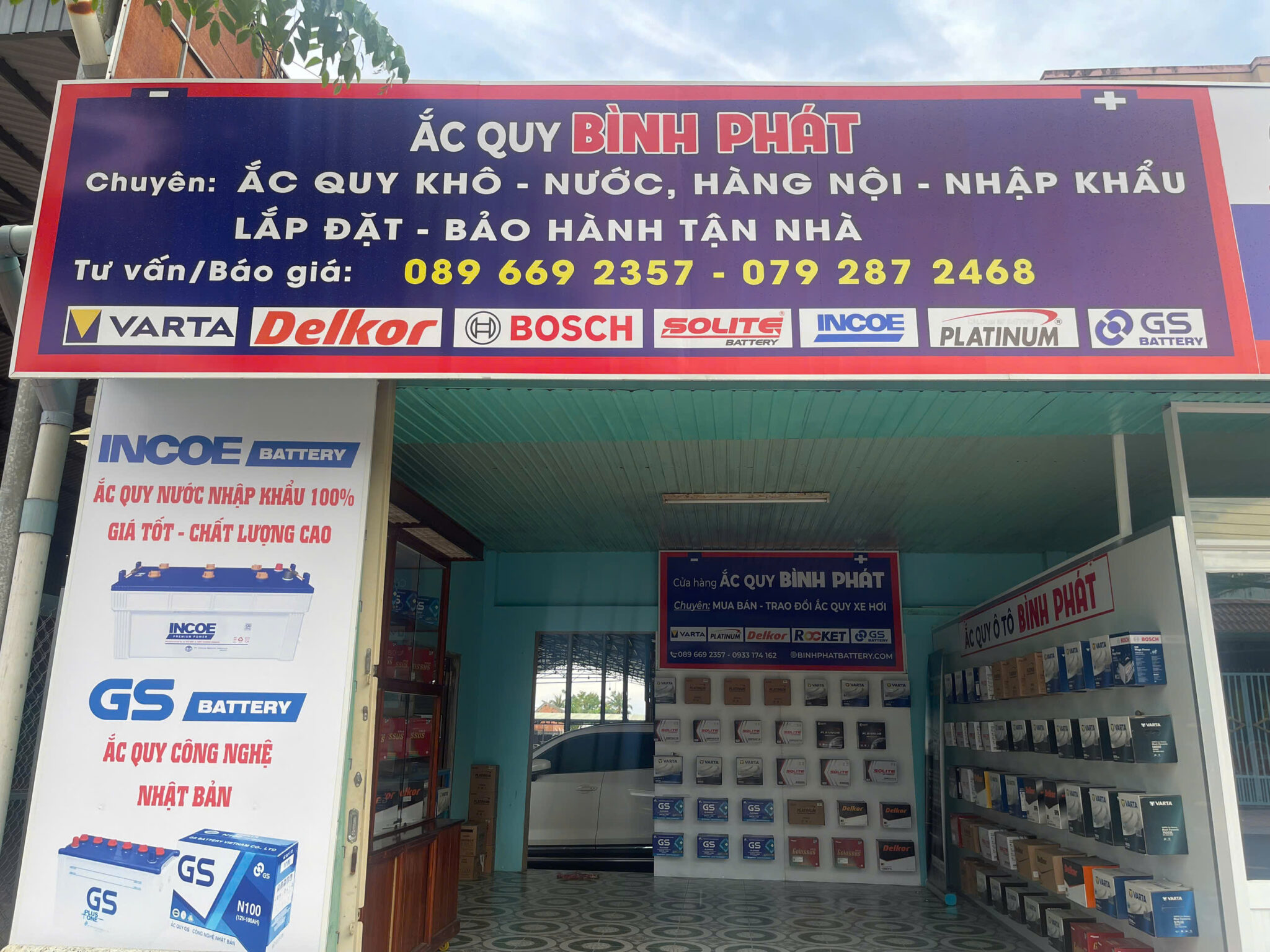 ắc quy lagi bình phát